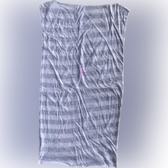American apparel gray and white striped tank top - Picture 5 of 5